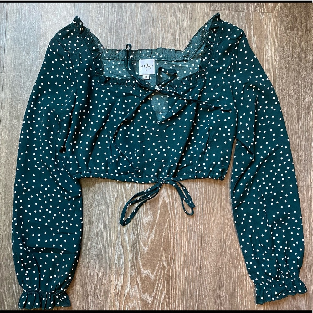 Princess Polly Emerald Crop Top